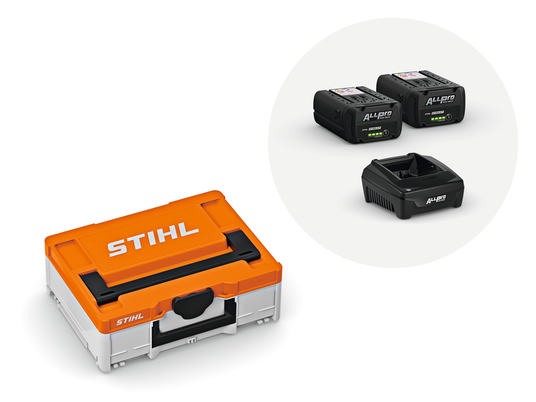 Power Box S met 2x AP 200.0 P accu en AL 301.1 lader